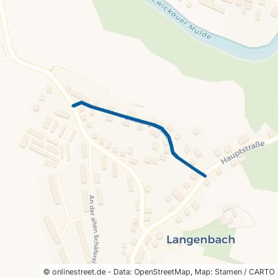 Siedlungsstraße Langenweißbach 