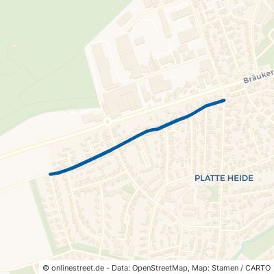 Kornblumenweg Menden (Sauerland) Platte Heide 