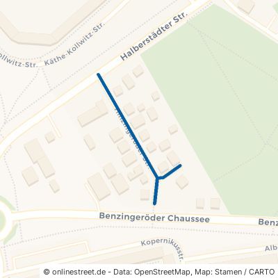 Hinzingeröder Straße Wernigerode 