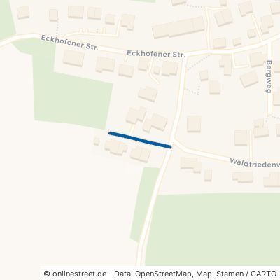 Gartenstraße Erdweg Kleinberghofen 