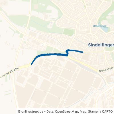 Calwer Straße Sindelfingen Mitte 