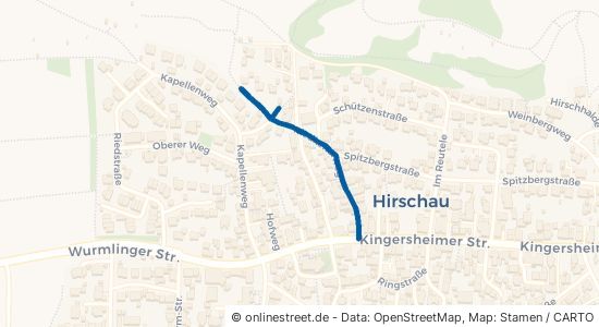 Riedkelterweg Tübingen Hirschau 