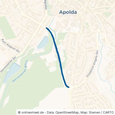 Adolf-Aber-Straße Apolda Burkhardtsdorf 