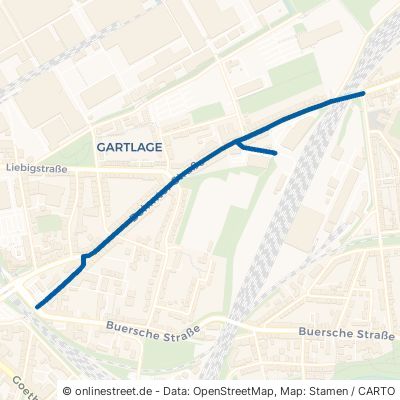 Bohmter Straße Osnabrück Gartlage 