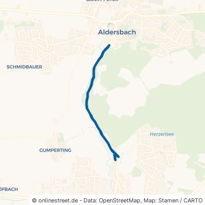 Aldersbacher Straße Aidenbach Walchsing 