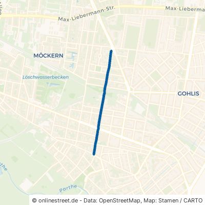 Breitenfelder Straße Leipzig Gohlis-Süd 