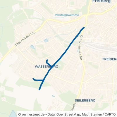 Forstweg Freiberg Freibergsdorf 