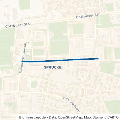 Klaus-Herrmann-Straße Guben Sprucke 