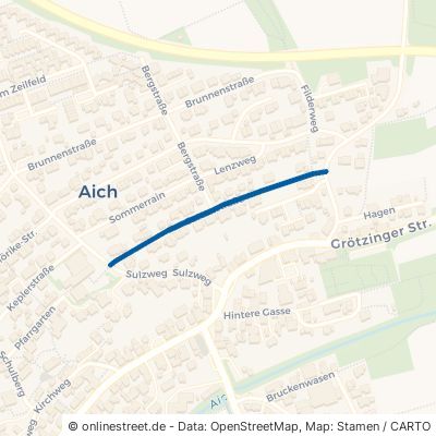 Gartenstraße Aichtal Aich 