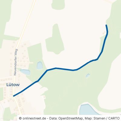 Wanderweg Lütow 17440 Lütow 