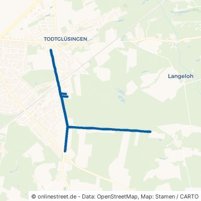 Niedersachsenstraße Tostedt Todtglüsingen 