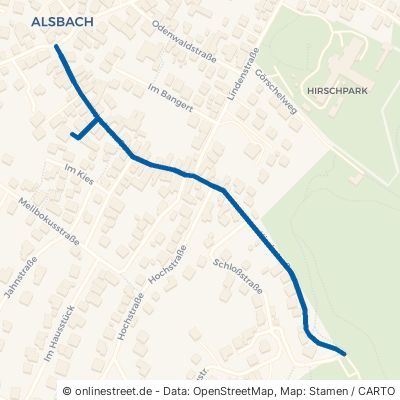 Kirchstraße Alsbach-Hähnlein Alsbach 