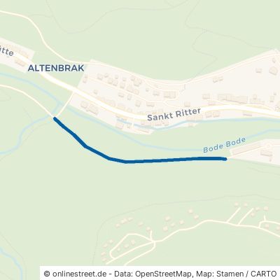 Bodeweg (Harzer-Hexen-Stieg) Thale Altenbrak 
