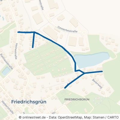 Teichstraße Reinsdorf Friedrichsgrün 