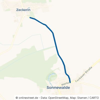 Zeckeriner Straße Sonnewalde 