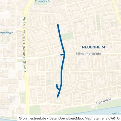 Wielandtstraße Heidelberg Neuenheim 