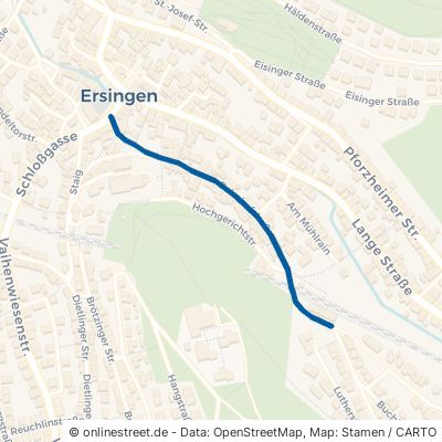Bahnhofstraße 75236 Kämpfelbach Ersingen Ersingen