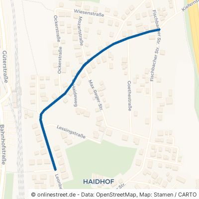 Schillerstraße Maxhütte-Haidhof Haidhof 