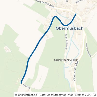 Mühlhaldenstraße Freudenstadt Musbach 