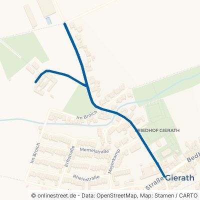 Neuenhovener Straße Jüchen Gierath 