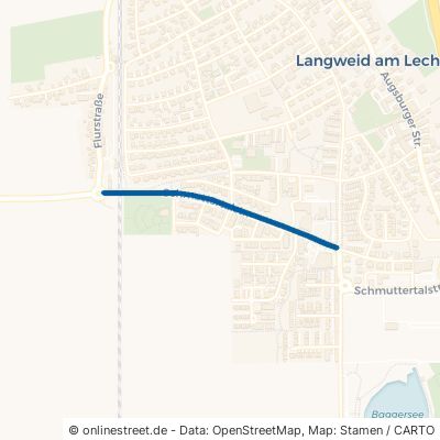 Schmuttertalstraße Langweid am Lech Langweid 