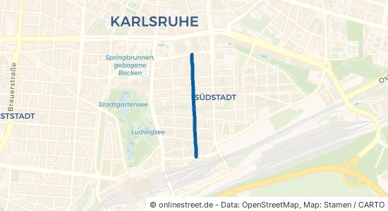Marienstraße Karlsruhe Südstadt 