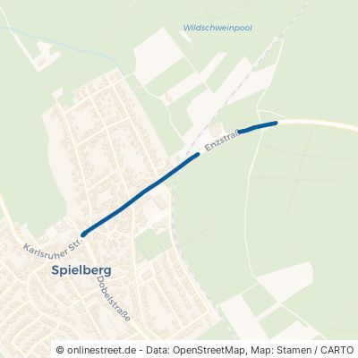 Enzstraße Karlsbad Spielberg 