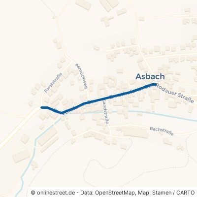 Ernsthofener Straße Modautal Asbach 