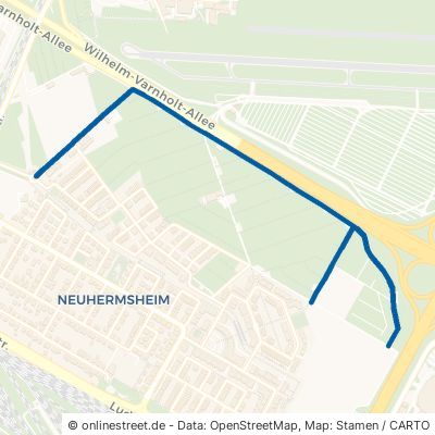 Lochgärtenweg Mannheim Neuhermsheim 