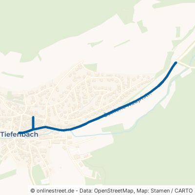 Östliche Hauptstraße Östringen Tiefenbach 