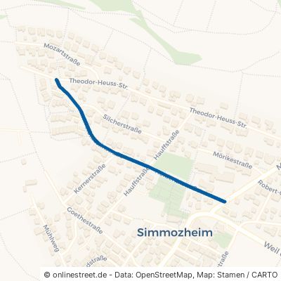 Hölderlinstraße Simmozheim 