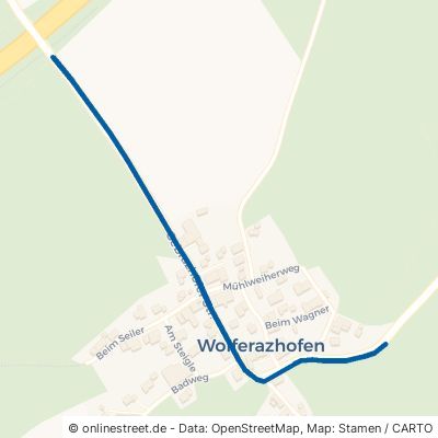 Gebrazhofer Straße Leutkirch im Allgäu Wolferazhofen 