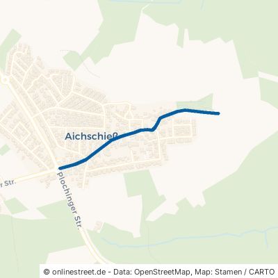 Alte Dorfstraße Aichwald Aichschieß 