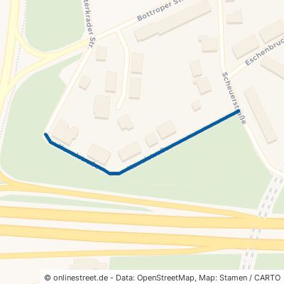 Kanalstraße Oberhausen Osterfeld-West 