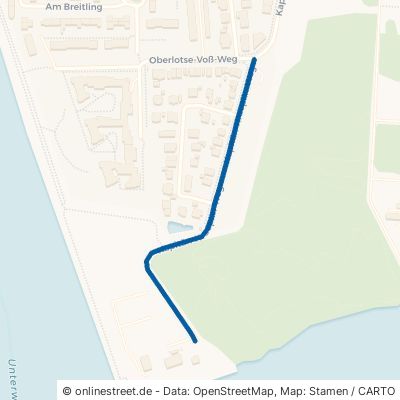 Kapitän-Kraeplin-Weg Rostock Hohe Düne 