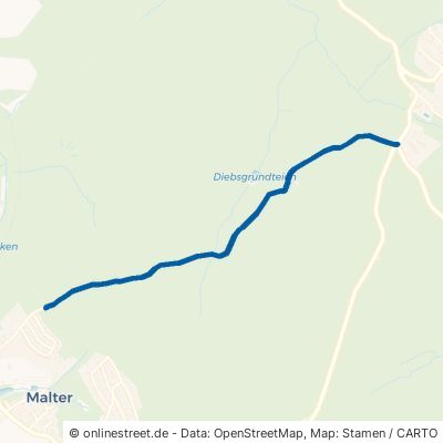 Malterweg Rabenau Karsdorf 