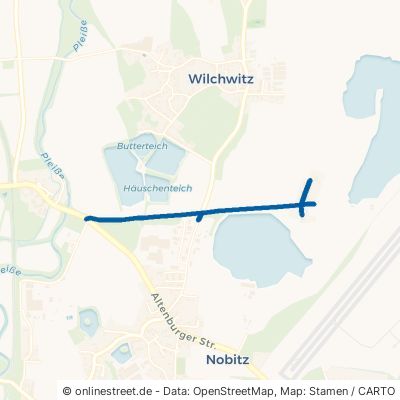 Peniger Straße Nobitz Wilchwitz 