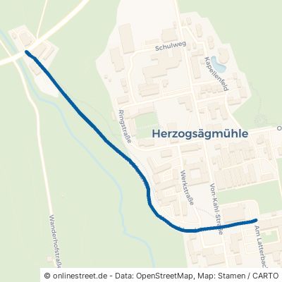 Unteroblandstraße Peiting Herzogsägmühle 