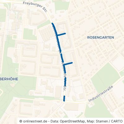 Weißenfelser Straße 06132 Halle (Saale) Silberhöhe Stadtbezirk Süd