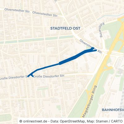 Maxim-Gorki-Straße Magdeburg Stadtfeld Ost 