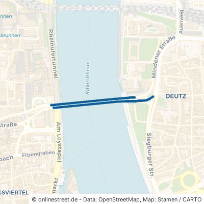 Deutzer Brücke Köln Deutz 