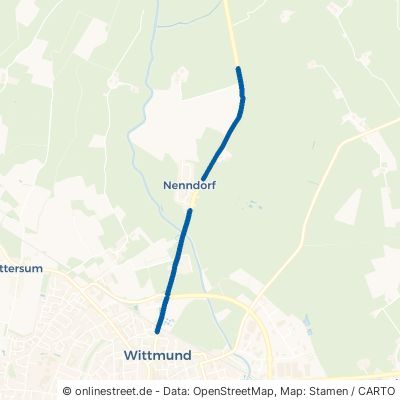 Carolinensieler Straße Wittmund Uttel 