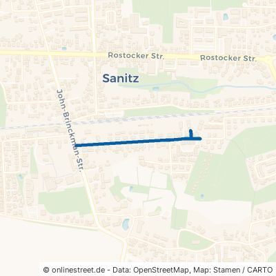 Friedensstraße Sanitz 