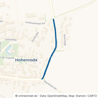 Brinniser Straße Schönwölkau Hohenroda 