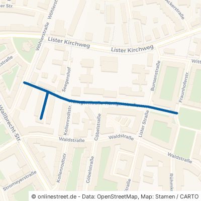 Röntgenstraße Hannover List 