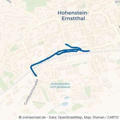 Am Bahnhof Hohenstein-Ernstthal 