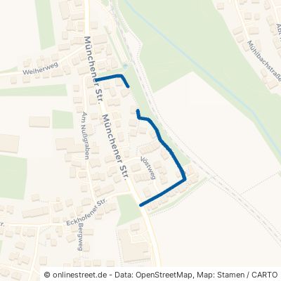 Weidenstraße Erdweg Kleinberghofen 
