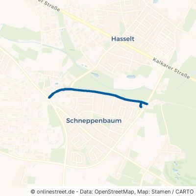 Rosendaler Weg Bedburg-Hau Schneppenbaum 