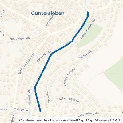 Bachweg Güntersleben 