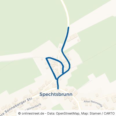 Piesauer Straße Sonneberg Spechtsbrunn 